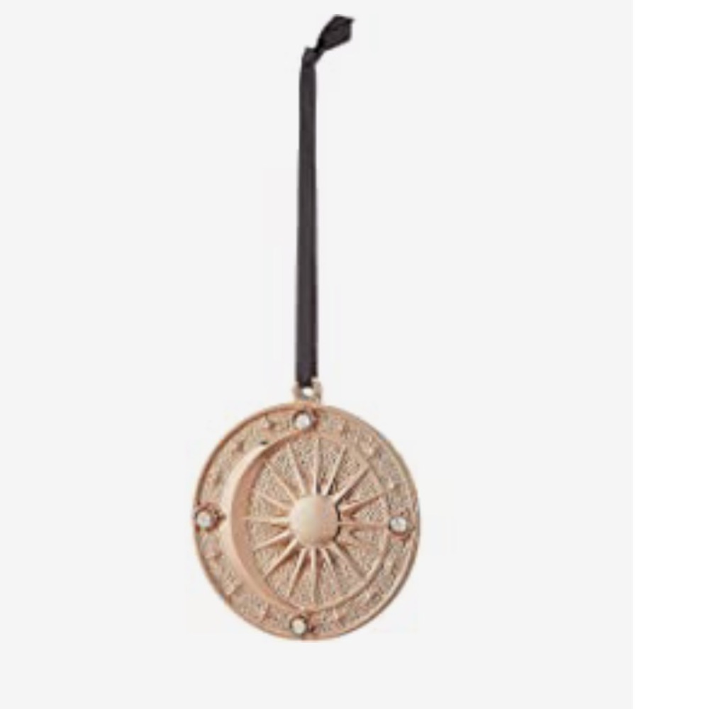 Alex and Ani- Cosmic Balance hanging ornament shiny rose with jewels NWT